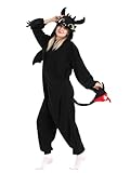 Dragon Costume One Piece Pyjamas for Women Men,Adult Animal Onesie Halloween Cosplay Costumes Homewear Jumpsuit