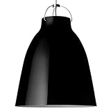 Fritz Hansen Caravaggio P1 Pendant Light, Designed by Cecilie Manz, Flexible and Adjustable Lighting, Aluminium, 16.5 x 16.5 x 21.6 cm, Black (Ref 54006708)
