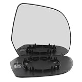 XYZ Parts Wing Door Mirror Glass Heated Convex Compatible with Suzuki Alto Hatchback 2009-2015 Drivers Side Right Hand UK Replacement