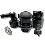 Flush-M Outboard Quick Connect Flush Kit for Mercury® - Compatible with Verado®, Pro XS®, FourStroke, SeaPro 75HP - 500HP & V10 Models - UV Stable & Durable Glass Filled Nylon Material - Black