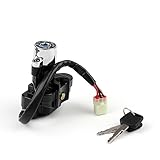 Areyourshop Ignition Switch Lock Keys for Suzuki GZ125 GZ250 GSF600 GSF650 GSF1200 Bandit