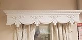 CURTAIN BOX VALANCE PELMET WINDOW CORNICE SWAG CROWN CANOPY COVER VICTORIAN 4 feet 48 inches 122cm x 18.5cm x 18.5 cm EASY FIT