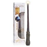 WOW! STUFF - Ron Weasley Lumos Wand 7 Inch Light up, Wizarding World Harry Potter Gifts, Toys and Collectables Role Play or Dress-up Costume Accessory for Fans, Girls Boys, Ages 6 to Adult, Brown