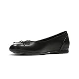 Clarks Women's Couture Bloom Ballet flat, Black, 6 UK
