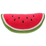 HEMOTON Watermelon Plush Pillow Watermelon Slice Stuffed Plush Toy for Birthdays, Children’s Day