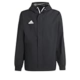 adidas Men's Entrada 22 All-Weather Jacket, Black, L