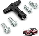 NIMOVA Anti-theft Alloy Wheel Centre Cap Screws Bolts With Key For Renault Clio Megane Kangoo Scenic Laguna Modus Twingo 7700422600