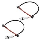 A-Premium Disc Brake Pad Wear Sensors Compatible with Porsche 944 1987-1991 968 1992-1995 L4 2.5L 3.0L Front and Rear Side 2-PC Set
