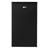 Igenix IGUCB048B Freestanding Under Counter Fridge With Chill Box, 81 Litre Capacity With 10 Litre Chill Box, 2 Adjustable Glass shelves, reversible Door, Black
