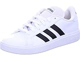 adidas Women's Grand TD Lifestyle Court Casual Shoes, Cloud White/Core Black/Cloud White, 5 UK