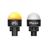 CYCL WingLights Pop for e-Scooters Electric Scooter Arrows | Turn Signals Compatible with Crescent Moon Profile Handlebars | Battery Charged Orange LED Flashing Lights