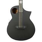 Lindo Neptune V3 All Black Electro Acoustic Guitar with F-4T Preamplifier - Matte Black (Steel Strings)