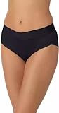 Carole Hochman Womens 5-Pack Midnight Hi-Cut Brief, Black/Black/Rugby Tan/Cloud Dancer/Lotus, M