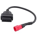 HouYeen OBD2 6 Pin to 16 Pin Socket Plug Diagnostic Scanner Adaptor Cable for Honda Piaggio Motorbikes for Suzuki GSX-R 1000 125 Motorcycle
