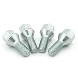 4x Alloy Steel Wheel Bolt Nut for Vauxhall Opel Agila Adam Astra F G H Combo Corsa A B C D E Kadette Omega Tigra Meriva A B Vectra A B C Zafira A B Suzuki Splash Swift Vitara 51732885 13102525