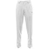 Green Play CHOOSE TO PLAY Men's Professional Sports Trousers Bowling Pant - Regular & Short Leg Lengths (UK, Waist & Inseam, 34, 31, White)
