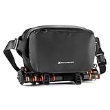 K&F Concept Camera Sling Bag, Camera Bag for DSLR and Lenses, Single Shoulder Camera Case Crossbody Bag with Tripod Holder for SLR Canon Sony Nikon Drone