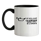 Not Leaking Its Empty 11oz Ceramic Two Tone Mug