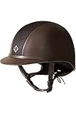 Charles Owen AYR8 Plus limited Edition Leather Look Helmet - Brown - Breathable - Unisex Helmet Size - 54cm