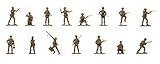 Airfix Model Figures Set - A00763V WWII British Infantry N. Europe - Model Building Kit Accessories, Plastic Model Kits for Adults & Children 8+, Set Includes 48 Unpainted Figures - Dioramas Accessory