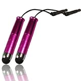 2 x Brand new pink capacitive stylus pen for LG Cookie fresh g5290 DY-2P-7m