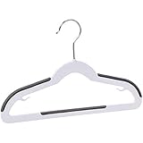 Amazon Basics Plastic Kids Hangers, 30-Pack, White