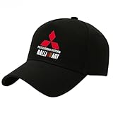 EIWXEFQT Car Baseball Hats, for Mitsubishi Galante Zinger Samurai Evo X RVR Grandis Ralliart Classic Washed Vintage Baseball Cap Car Racing Motor Hat All Seasons Travel Hats for Men and Women,S-A