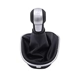 Car Shift Knob Cover for Seat for Leon MK2 1P 05-12 for Altea XL 04-12 for Toledo MK3 04-09 Car Gear Stick Shift Knob with Leather Boot Car Shift Knobs(5 Speed)