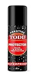 TODD PRESTIGE Shoe Protector Spray | Heavy-Duty Suede & Nubuck Waterproof Protector | Rain & Dirt Protection for UGG & More | Long-Lasting Water Repellent for Boots, Shoes, Coats & Gloves | 200ml