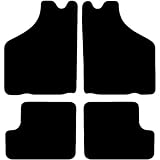 Carsio Carpet Car Mats For Classic Mini 1959-2000 Tailored Fit Floor Mat Set Complete Accessory Black Custom Fitted - All Weather, Anti-Slip Backing & Black Trim