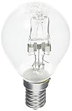 Halogen Clear Light Bulb H-30279 Halogen Clear Round Light Bulb - 28W (40W) - SES E14 Mini Edison Golf ball Lamp Globe lamp