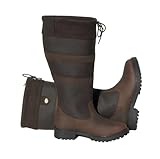 Rhinegold Women's 810w-7-brn Rhinegold Elite Brooklyn Boot Wide Leg, Brown, 7 UK
