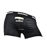 Guinness Official Merchandise Men's Boxer Shorts, black - black, XL