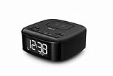 PHILIPS Audio R7705/10 Clock Radio DAB+/FM Digital Radio (Bluetooth, Dual Alarm, Sleep Timer, Automatic Time Synchronization, Battery Backup, Alarm Clock with Wireless Charging)