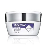 Avon Anew Platinum Lift & Tighten Dual Eye System 20ml, with Protinol™ Technology and Caffeine to Help Tighten and Hydrate Skin, Reduces Fine Lines and Sagging, Cruelty Free - Packaging May Vary