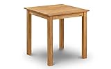 Julian Bowen Oak Wood Coxmoor Square Dining Table