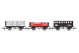 Hornby Wagons - R60103 Triple Wagon Pack, B.W & Co, J. James & Co. & Newstead Colliery - Era 3 Train Toy, 00 Gauge Wagons & Freight for Train Set, Models for Adults - 1:76 Scale Model Gift