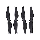 2Pairs DJI Mavic Air Props Blade, CW CCW Quick Release Carbon Fiber Propeller Blades RC Drone Quadcopter Accessory for Mavic Air (White Stripe)
