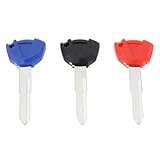 SG Store 3PCS Motorcycle Blank Blade Uncut Key Compatible with Kawa-saki Z400 Z900 Z750 Z1000 2017-2020 Compatible with Ninja ZX-6R ZX-7R ZX-9R ZX-10R ZX-12R ZX-14R Replacement Key