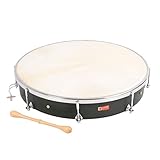 Percussion Plus PP1142 18 inch Bodhran Tunable, Black