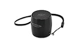 ednet MiniMax 33020 Speaker with LED/Microphone (v3.0 Bluetooth, 3 Watt, 3.5 mm Jack, USB) Black