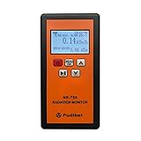 DEWIN Handheld Nuclear Radiation Detector, EMF Meter Radiation Monitor LCD Display Household Radioactive Tester Geiger Counter for Factory, Home(NR-750)