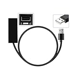 ViaBecs Android Car Stereo Radio USB Cable Adapter for Honda CRV Civic Jazz Fit Accord/Mitsubishi Outlander Lancer/Toyota Tundra Sequoia, USB Retention Cable Retain Factory USB Port, Black