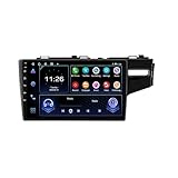 Android 15 10" Double din Car Stereo for HONDA FIT JAZZ 2014 2015 with Wireless Carplay/Android Auto/BT/WiFi 4G/SWC/Mirrorlink/GPS/DSP/FM/Backup Camera/Car Radio(A1 2+32)