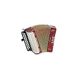 Hohner Folk Line Erica Compact Button Accordion (Red)