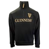 Guinness Black Emblem 1/4 Zip Sweatshirt (XXLarge)