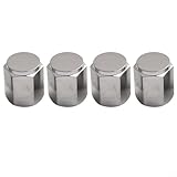 Gettimore Car Tire Pressure Valve Cap Set Of 4 Silver For Lexus Ct200H Es350 Lx570 Rx350 Is350 Wheel Tyre Tire Valve Stem-Caps Dust Covers