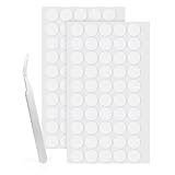 LLPT Double Sided Adhesive Dots | Round Removable Nano Sticky Dots | Clear Tack No Trace | Super Sticky Putty Waterproof Small Stickers | for DIY Home Decoration(ND15100) | 100 PCS | 15MM