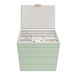 Stackers Sage Green Classic Medium Jewellery box - Set of 5