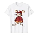 Rat Motorcycle Rider Mouse T-Shirt